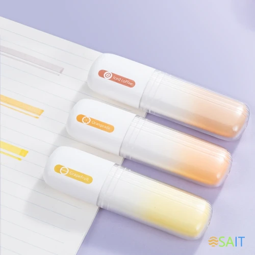 Набор текстовыделителей Deli SK189 скошенный пиш. наконечник 3цв. ассорти коробка картонная (3шт.)