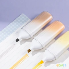 Набор текстовыделителей Deli SK189 скошенный пиш. наконечник 3цв. ассорти коробка картонная (3шт.)