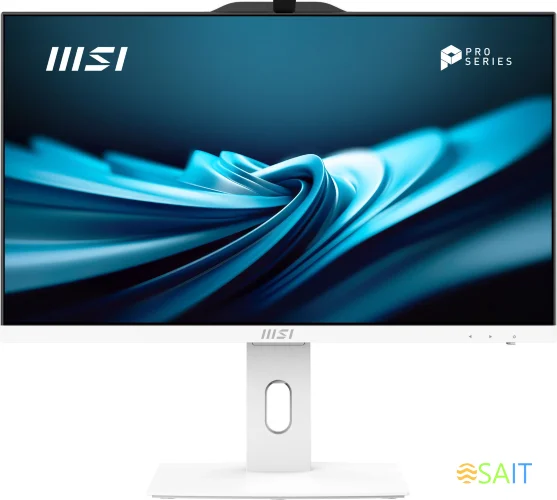 Моноблок MSI Pro AP242P 14M-687RU 23.8" Full HD i7 14700 (2.1) 16Gb SSD512Gb UHDG 770 Windows 11 Professional GbitEth WiFi BT 120W клавиатура мышь Cam белый 1920x1080