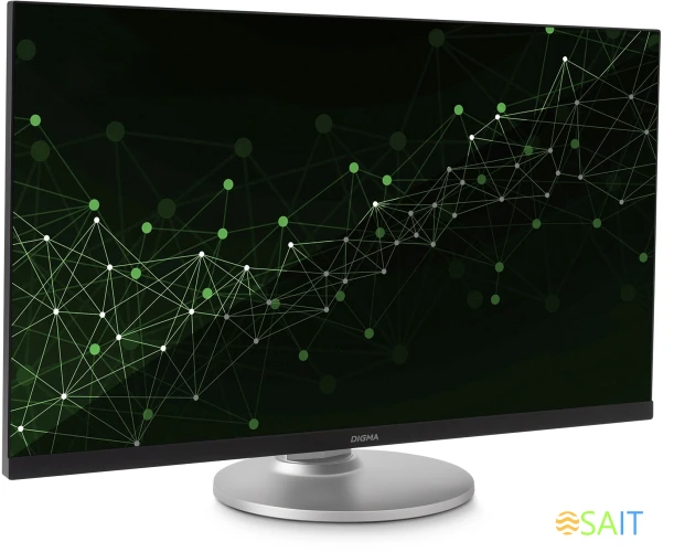 Монитор Digma 27" Progress 27P705Q черный IPS LED 5ms 16:9 HDMI M/M матовая HAS 300cd 178гр/178гр 2560x1440 75Hz FreeSync DP 2K 6.1кг