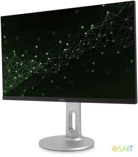 Монитор Digma 27" Progress 27P705Q черный IPS LED 5ms 16:9 HDMI M/M матовая HAS 300cd 178гр/178гр 2560x1440 75Hz FreeSync DP 2K 6.1кг