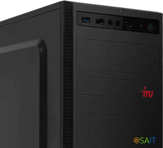 ПК IRU Planio 310H6SEV MT i5 12400 (2.5) 16Gb SSD512Gb UHDG 730 FreeDOS GbitEth 400W черный (RUS) (2109280)