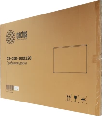 Доска пробковая Cactus CS-CBD-90X120 пробковая коричневый 90x120см алюминиевая рама пробка/алюминий