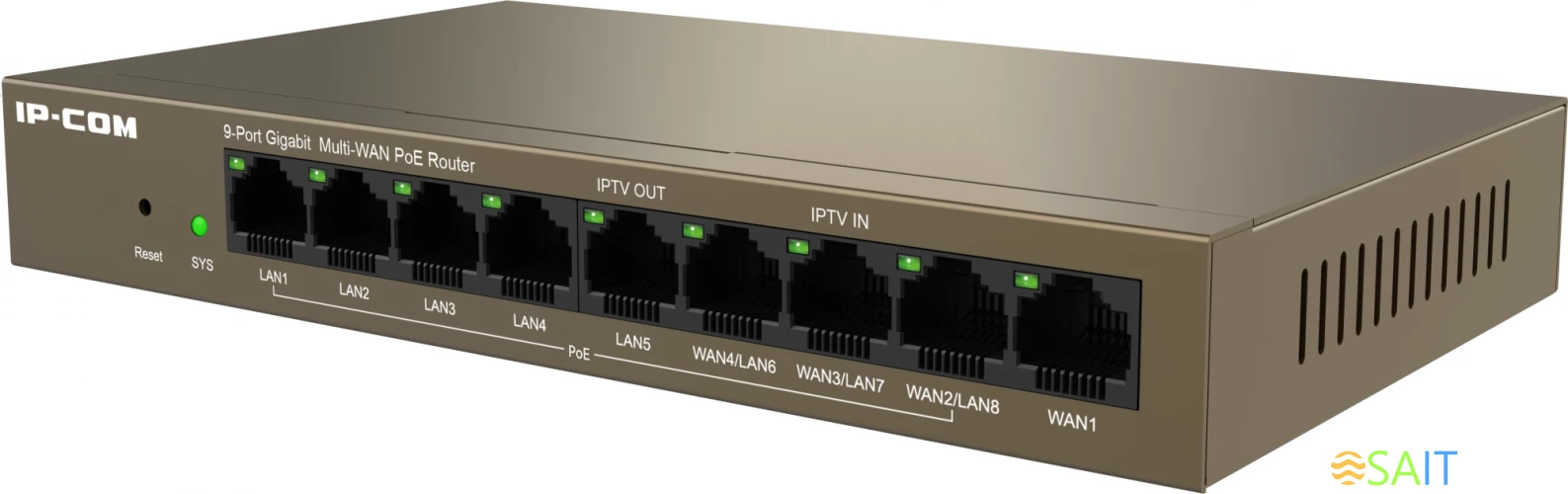 Межсетевой экран IP-Com M20-8G-PoE 10/100/1000BASE-TX коричневый