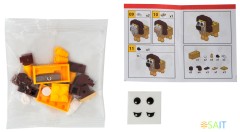 Точилка для карандашей ручная Silwerhof Savanna Солнечная коллекция 1 отверстие пластик ассорти коробка