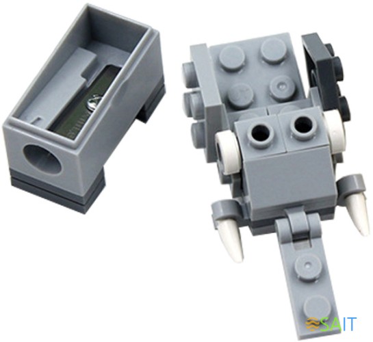 Точилка для карандашей ручная Silwerhof Savanna Солнечная коллекция 1 отверстие пластик ассорти коробка