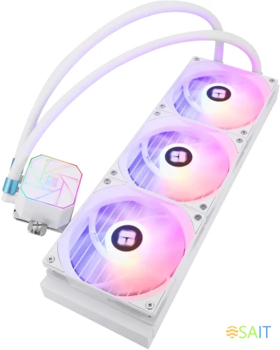 Система водяного охлаждения Thermalright Aqua Elite 360 V3 ARGB Soc-AM5/AM4/1151/1200/2066/1700 белый 4-pin 25.6dB Al Ret (A-ELITE-WH-360-ARGB-V3)
