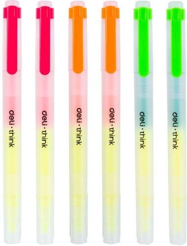 Набор текстовыделителей Deli Delight EU35304 1-3мм ассорти (6шт.)
