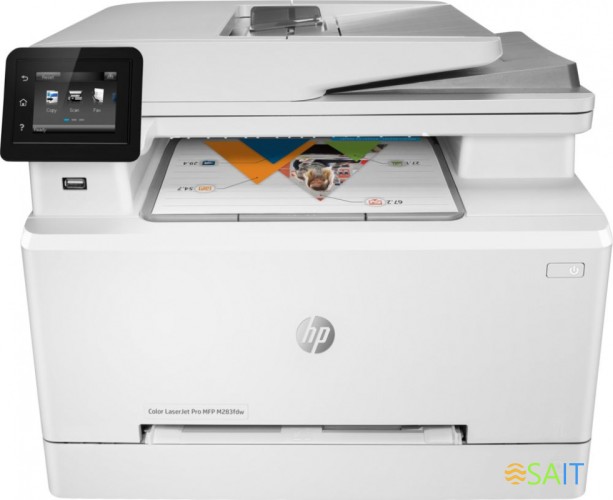 МФУ лазерный HP Color LaserJet Pro M283fdw (7KW75A) A4 Duplex Net WiFi белый