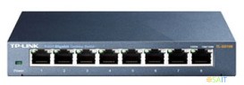 Коммутатор TP-Link TL-SG108 (L2) 8x1Гбит/с неуправляемый