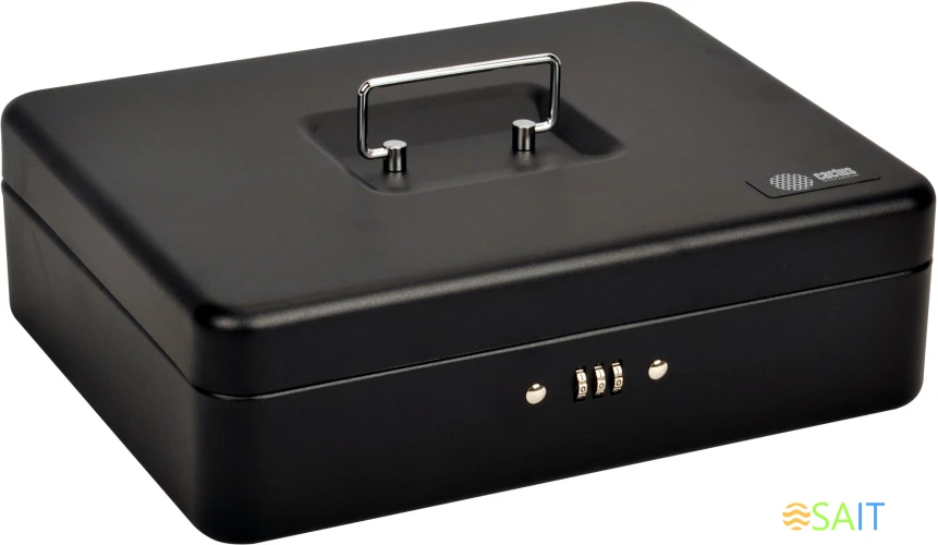 Ящик для денег без номинала Cactus CS-DCB-004 90x300x240 графитовый сталь 1.76кг