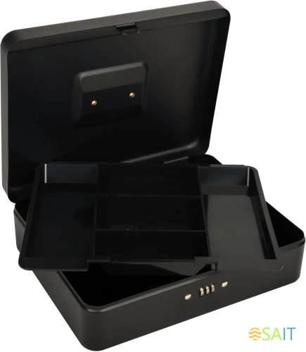 Ящик для денег без номинала Cactus CS-DCB-004 90x300x240 графитовый сталь 1.76кг