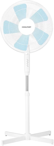 Вентилятор напольный Coolfort CF-2029 40Вт скоростей:3 белый