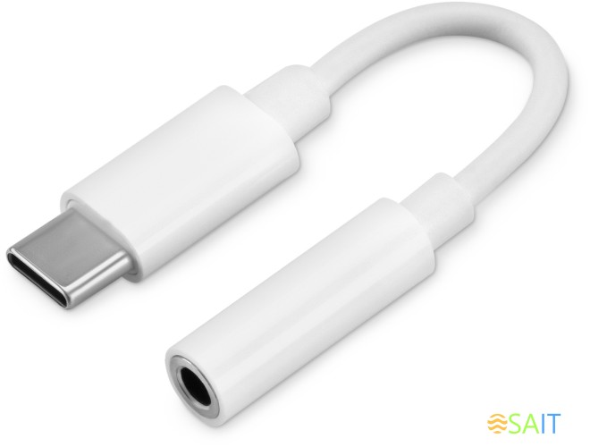 Переходник Buro BHP TPC-JCK Jack 3.5 (f)-USB Type-C (m) белый