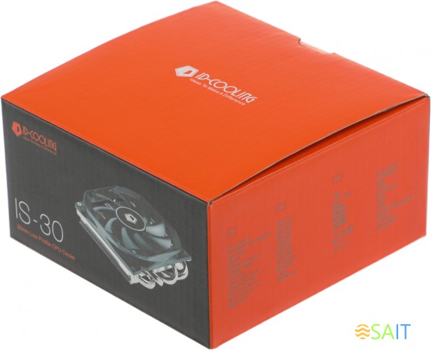 Устройство охлаждения(кулер) ID-Cooling IS-30 Soc-AM4/1151/1200/1700 черный 4-pin 17-36dB Al+Cu 100W 297gr Ret