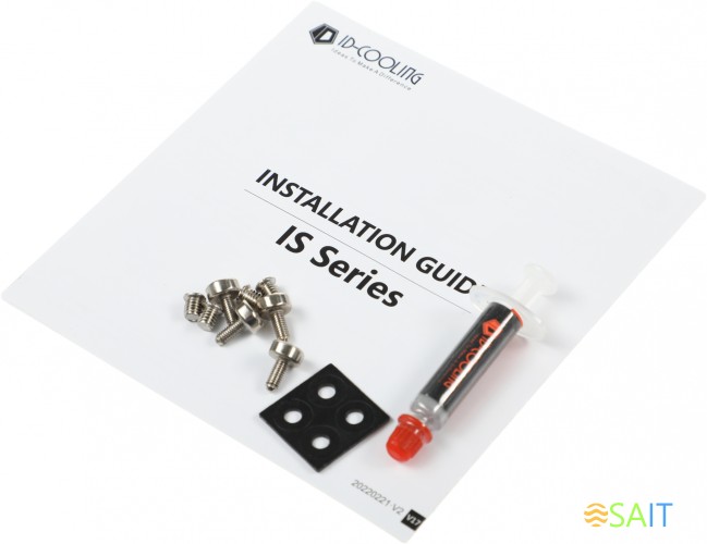 Устройство охлаждения(кулер) ID-Cooling IS-30 Soc-AM4/1151/1200/1700 черный 4-pin 17-36dB Al+Cu 100W 297gr Ret