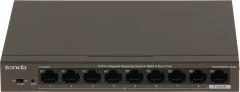 Коммутатор Tenda TEG1109P-8-102W (L2) 9x1Гбит/с 8PoE 92W неуправляемый