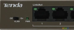 Коммутатор Tenda TEG1109P-8-102W (L2) 9x1Гбит/с 8PoE 92W неуправляемый