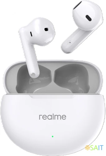 Гарнитура внутриканальные Realme Buds T01 белый беспроводные bluetooth в ушной раковине (6941764436206)