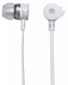 Наушники внутриканальные Оклик HP-S-210 1.2м белый проводные в ушной раковине (D1-1W)
