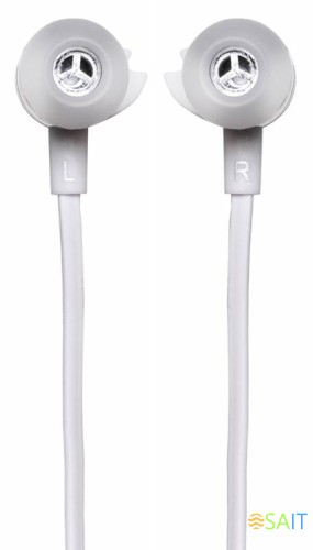 Наушники внутриканальные Оклик HP-S-210 1.2м белый проводные в ушной раковине (D1-1W)