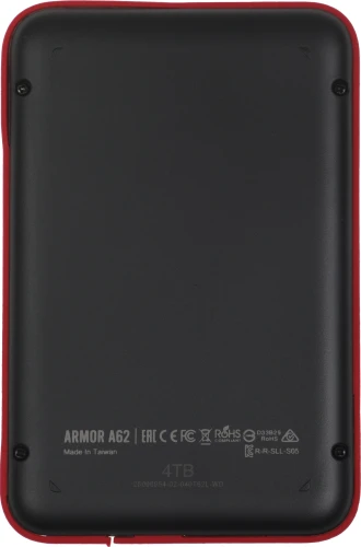 Жесткий диск Silicon Power USB3.0 4TB SP040TBPHD62LS3K Armor A62 2.5" черный