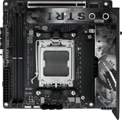 Материнская плата Asus ROG STRIX X870-I GAMING WIFI SocketAM5 AMD X870 2xDDR5 mini-ITX AC`97 8ch(7.1) 2.5Gg RAID+HDMI