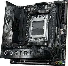 Материнская плата Asus ROG STRIX X870-I GAMING WIFI SocketAM5 AMD X870 2xDDR5 mini-ITX AC`97 8ch(7.1) 2.5Gg RAID+HDMI