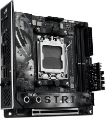 Материнская плата Asus ROG STRIX X870-I GAMING WIFI SocketAM5 AMD X870 2xDDR5 mini-ITX AC`97 8ch(7.1) 2.5Gg RAID+HDMI