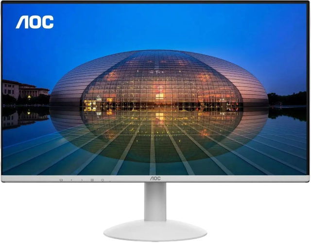 Монитор AOC 24B30H3/BW 23.8'', 1920x1080, IPS, 120hz, 20M:1, 300cd, 4ms, VGA, HDMI 1.4, VESA, 3Y, White AOC 24B30H3/BW