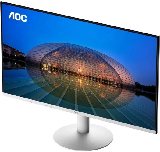 Монитор AOC 24B30H3/BW 23.8'', 1920x1080, IPS, 120hz, 20M:1, 300cd, 4ms, VGA, HDMI 1.4, VESA, 3Y, White AOC 24B30H3/BW