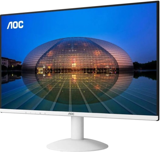 Монитор AOC 24B30H3/BW 23.8'', 1920x1080, IPS, 120hz, 20M:1, 300cd, 4ms, VGA, HDMI 1.4, VESA, 3Y, White AOC 24B30H3/BW
