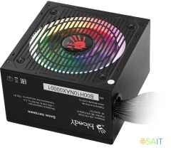 Блок питания Bloody ATX 700W BD-PS700W 80 PLUS WHITE (20+4pin) APFC 120mm fan color LED 6xSATA RTL