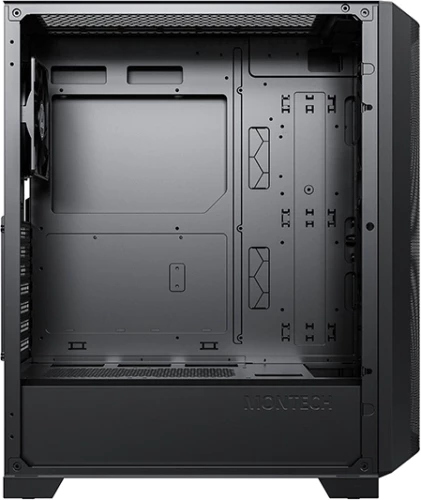 Корпус Montech Sky One Lite черный без БП ATX 5x120mm 5x140mm 2xUSB3.0 audio bott PSU