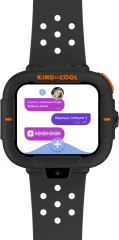 Смарт-часы Elari Маша и Медведь 1.76" IPS корп.черный силикон рем.черный (KP-MB-BLK)