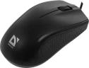 Мышь Defender MB-160 черный оптическая 1000dpi USB для ноутбука 2but (52160)