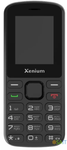 Мобильный телефон XENIUM X170 черный моноблок 2Sim 1.77" 128x160 Nucleus GSM900/1800 MP3 FM microSD max32Gb