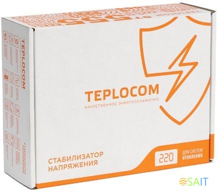Стабилизатор напряжения Бастион Teplocom ST-222/500-И 150Вт 200ВА серебристый