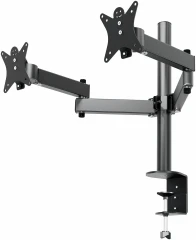 Кронштейн для мониторов Holder MDS-SU203-B черный 13"-32" макс.8кг настольный поворот и наклон верт.перемещ.