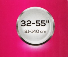 Кронштейн для телевизора Ultramounts UM833T черный 32"-55" макс.35кг настенный наклон