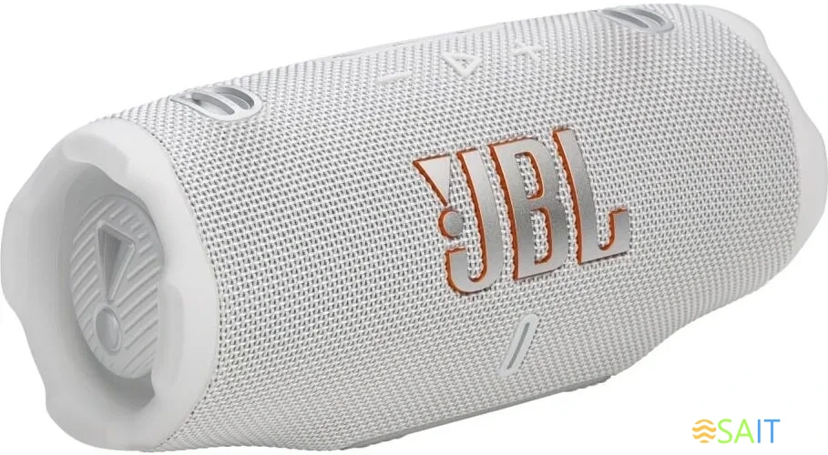 Колонка порт. JBL Charge 6 белый 45W 1.0 BT 10м 7500mAh (JBLCHARGE6WHT)