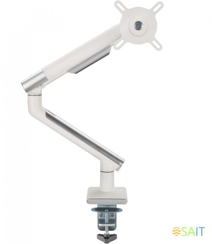 Кронштейн для мониторов Ultramounts UM713W белый 17"-32" макс.9кг крепление к столешнице поворот и наклон