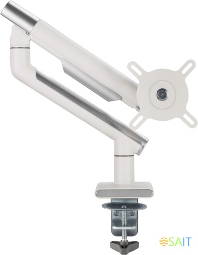 Кронштейн для мониторов Ultramounts UM713W белый 17"-32" макс.9кг крепление к столешнице поворот и наклон