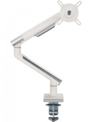 Кронштейн для мониторов Ultramounts UM713W белый 17"-32" макс.9кг крепление к столешнице поворот и наклон