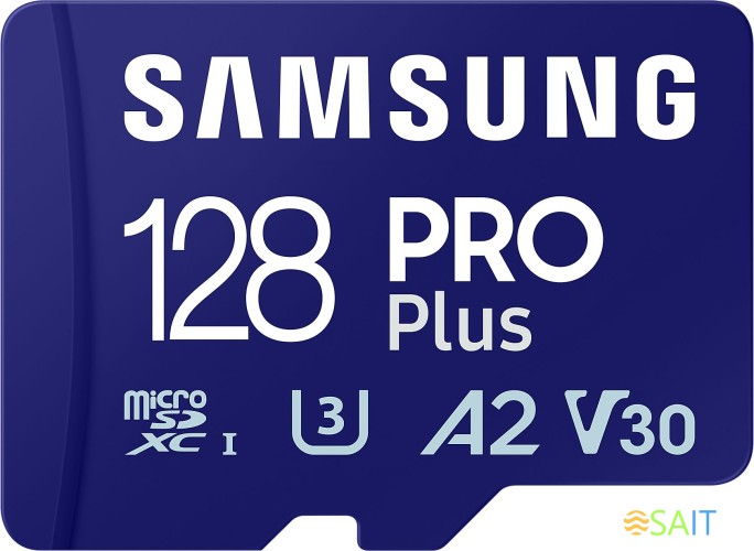 Флеш карта microSDXC 128GB Samsung MB-MD128SA Pro PLUS V30 + adapter