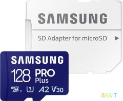 Флеш карта microSDXC 128GB Samsung MB-MD128SA Pro PLUS V30 + adapter