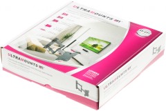 Кронштейн для телевизора Ultramounts UM894 черный 13"-27" макс.20кг настенный поворотно-выдвижной и наклонный