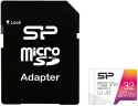 Флеш карта microSDHC 32GB Silicon Power SP032GBSTHBV1V20SP Elite + adapter