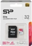 Флеш карта microSDHC 32GB Silicon Power SP032GBSTHBV1V20SP Elite + adapter