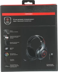 Наушники с микрофоном A4Tech Bloody G220 черный 2м мониторные оголовье (G220 AUX3.5-4PIN + USB)